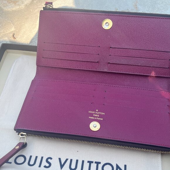Louis Vuitton Adele Double Long Bi-fold Monogram Wallet, Fuchsia - Picture 3 of 5